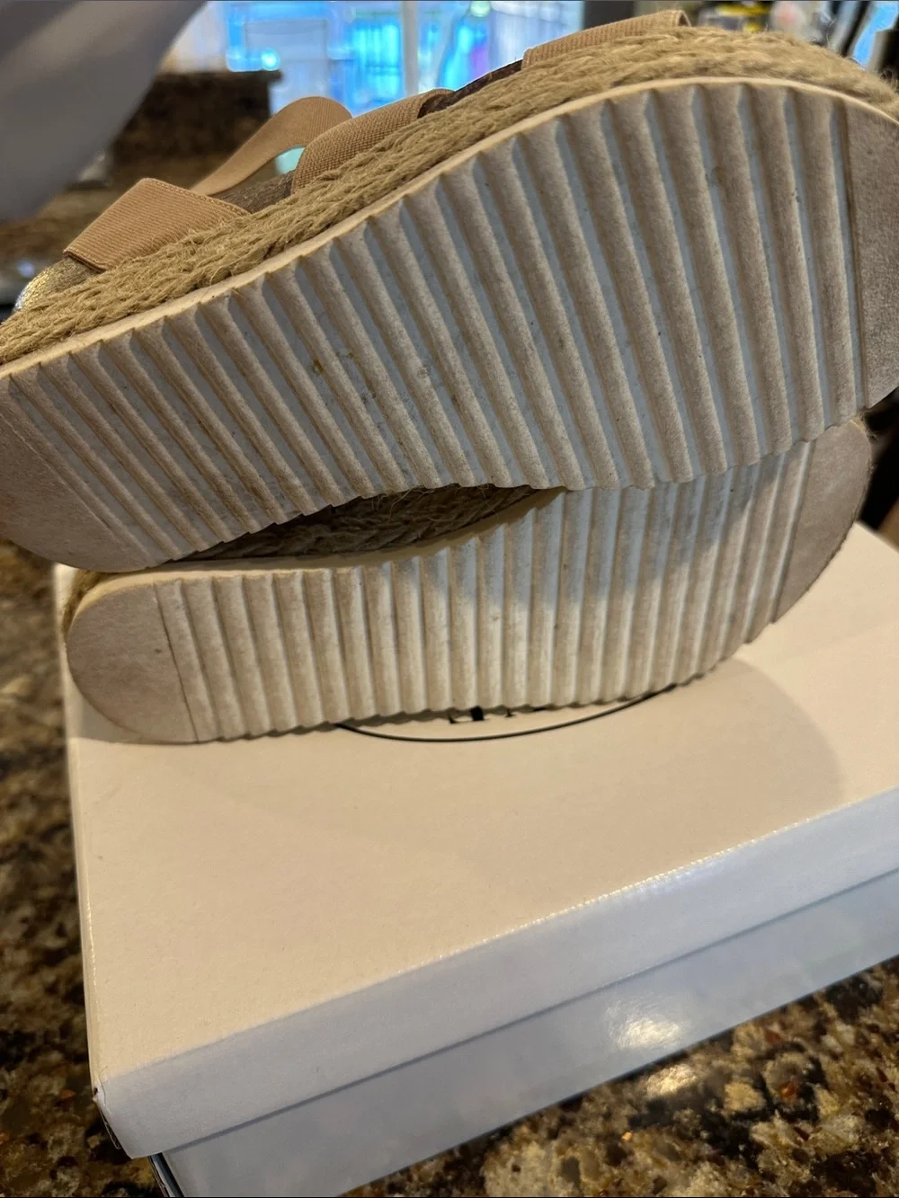 Steve Madden Blush Espadrille Platform Sandal